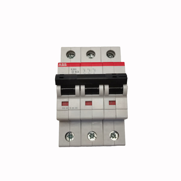 S203-D63 New Sealed S203D63 3P 63A ABB Circuit Breaker
