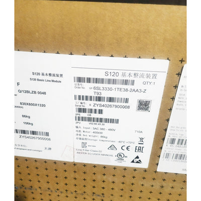 6SL3330-1TE38-2AA3-ZT93 New Siemens Rectifier Power Module 6SL33301TE382AA3ZT93