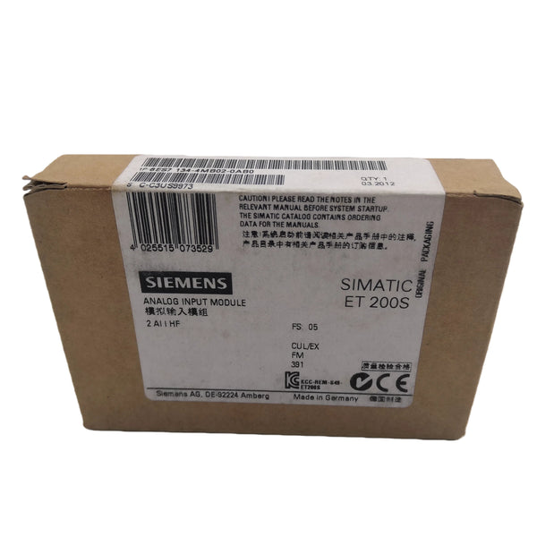 6ES7134-4MB02-0AB0 New In Stock Siemens 6ES71344MB020AB0 Analog Input Module