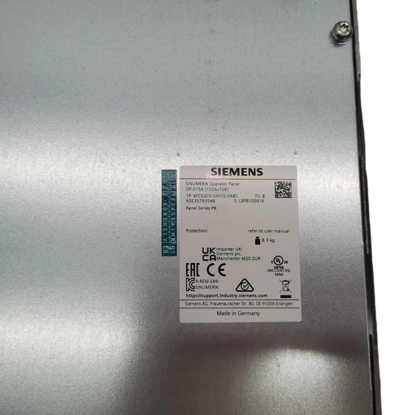 6FC5203-0AF05-0AB1 New Original 6FC52030AF050AB1 Siemens Operation Panel