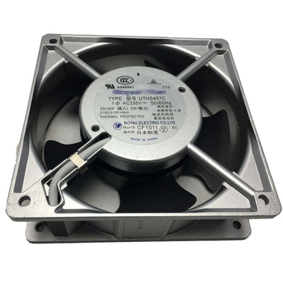 UTHS457C New Royal Fan UTHS457C Cooling Fan 230V 20/18W All Metal Iron Gtlade Fan