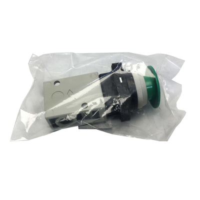 VM230-02-30GA New SMC Pneumatic Mechanical Valve Green Start Button VM2300230GA